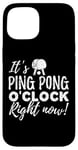 Coque pour iPhone 15 C'est l'heure du ping-pong ! Funny Table Tennis