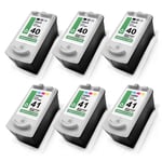 6x pro+Cartridge 3+3 for Canon Pixma MP-140 MP-450-X MX-300 MX-310 IP-1600