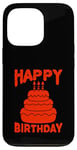 Coque pour iPhone 13 Pro Joyeux anniversaire drôle