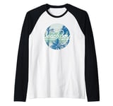 Beach Boys Cercle Vibration Palmiers Manche Raglan