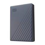 WD My Passport USB-C 4 TB, Silicon Grey