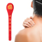 (Meridian Shoulder Neck Massage Stick Chinese Massage Hammer Red Body Massag