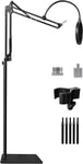 Mic Stand Floor Boom Arm for Blue Yeti, Nano, Snowball, Hyperx Quadcast, Elgato