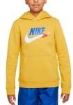 Nike Sweat à Capuche FD1197 Shirt, Jaune Vif, 158-170 Mixte Enfant