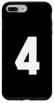 iPhone 7 Plus/8 Plus #4 Jersey Varsity Uniform Number Sport Case