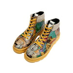 DOGO, Adriana Ancient Tales, Vegan, Chaussures femme, Bottes et bottines, Multicolore Chaussures imprimées, 37 EU