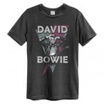 Amplified Unisex Adult Look Into My Eyes David Bowie T-Shirt - M