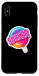 Coque pour iPhone XS Max Bonbons Funny Sucker Lolly Pop Lollypop Colorful Sweet Tooth