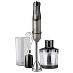 Black & Decker Hand Blender Set 1200W Brushed