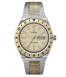 Timex Q Reissue Mens Multicolour Watch TW2V18600 Stainless Steel (archived) - One Size