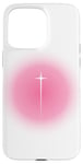 iPhone 15 Pro Max Christian Faith Cross Pink Aura Y2K Christian Faith Cross Case