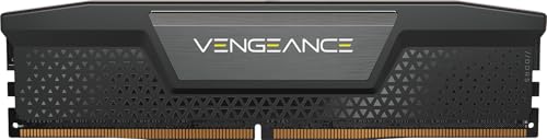 CORSAIR VENGEANCE DDR5 RAM 32GB (1x32GB) 5200MHz CL40-40-40-77 1.25V Intel XMP 3.0 Desktop Computer Memory – Black (CMK32GX5M1B5200C40)