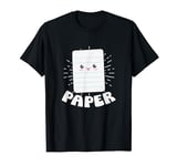 Paper Halloween Costume Rock Paper Scissors Roshambo T-Shirt