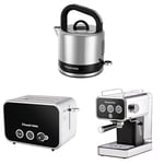 Russell Hobbs Distinctions Kettle, Toaster & Coffee Maker Black