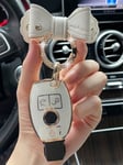 (B beige keularengas) Jousi avaimenperä TPU auton avainkotelon kansi Mercedes Benz W204 W205 W212 GLA-R-SL luokka GLK GL SLK SLC AMG-SLK-GT-CLS-GL-GLS-SLS-SLK