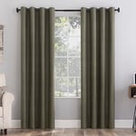 Sun Zero Columbia Lot de 2 Rideaux Thermiques occultants à œillets 127 x 160 cm Vert Olive