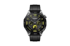 WATCH GT4 46mm ACTIVE Black Fluoroelastomere Strap