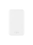 FIXED MagZen Langaton PD 20W Varavirta 6.000 mAh Valk. Powerbank - Valkoinen - 6000 mAh