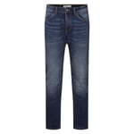 Jean coupe regular fit Tom Tailor en coton bleu indigo délavé