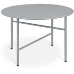 Bomoe - Petite Table Basse Ronde en Métal ø 53 cm Gris