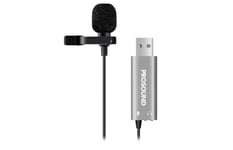 ProSound Lavalier USB Microphone Omnidirectional Electret Condenser wi