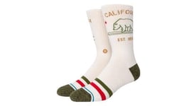 Chaussettes stance california republic 2 blanc