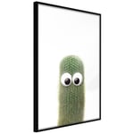 Plakat - Prickly Friend - 30 x 45 cm - Sort ramme