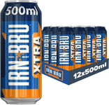 IRN-BRU XTRA, 12 Pack Zero No Sugar & Low Calorie 12 x 500ml