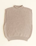 Ullvest Dame - Strikket 100% Merino | HVID Helle, Sand