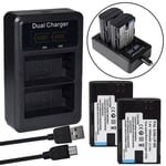 Lp-e6 batteri eller USB lcd-laddare kompatibel Canon Eos 5d Mark Ii Iii 6d 60d 60da 70d 7d 1X battery