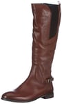 Tommy Hilfiger BILLIE 9AS, Bottes Classics hautes, doublure chaude femme - Marron - Braun (WINTER COGNAC 906), 36 EU (3.5 Femme UK) EU