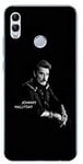 Cokitec Coque pour Samsung Galaxy A20e Johnny Hallyday Noir