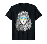 Saint Lucia Flag Lion Sunglasses Gifts Love Saint Lucia T-Shirt