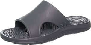 totes Men's Everywear Slide Sandal, Mineral-Vented, 8 UK