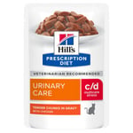 Hill's PD Feline c/d Urinary Stress Våtfoder Påse 85g 12 st