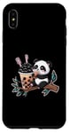 Coque pour iPhone XS Max Panda Kawaii avec Bubble Tea