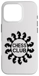 Coque pour iPhone 16 Pro Échecs amusants, maître d'échecs, échiquier, pièces d'échecs et jeux