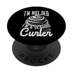 I'm Not Old, I'm a Classic Curler Curling PopSockets PopGrip Adhésif