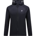 Peak Performance Rider Full Zip Hettegenser Herre - Svart - str. L