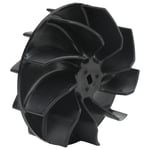 ♪ Vac Impeller Fan Black ABS Leaf Blower Vacuum Parts 125 0494 Part For