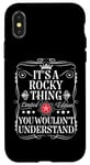 Coque pour iPhone X/XS Rocky Name : c'est quelque chose de Rocky que vous ne comprendriez pas