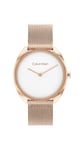 Calvin Klein Montre Analogique à Quartz pour Femme Collection CK Adorn avec Bracelet en Acier Inoxydable ou Cuir