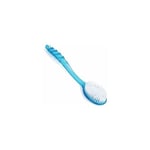 Cyslmuk - Brosse bleue à long manche, 1 pièce, pour massage du dos, gommage, douche, nettoyage du bain