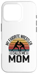 Coque pour iPhone 16 Pro Ma catcheuse préférée m'appelle Mom Wrestling Grappling