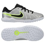 Nike Tiempo Legend 10 Academy Tf Mad Voltage - Silver/svart/neon Barn - Turf (Tf), storlek 33½