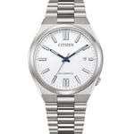 Montre Homme Citizen TSUYOSA AUTOMATIC - WHITE Blanc Argenté [Ø 40 mm]