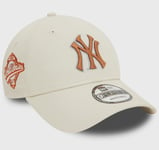 New Era 9Forty Adjustable Cap Cream Beige World Series New York Yankees