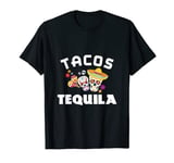 Funny Taco Shirts Tacos Tequila Skull Tees Mexican Men Women T-Shirt