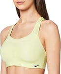 Nike Alpha Bra Soutien-Gorge de Sport Femme Limelight/Quantum Moss/(Black) FR: XS (Taille Fabricant: XSA-C)