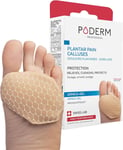 PODERM Callus & Plantar Pain Protection Patented Arnica Gel Size Small - 1 Pair